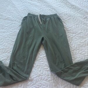 Vuori pants worn before with stains (paint)